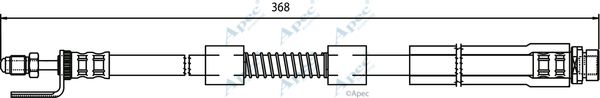 APEC BRAKING Тормозной шланг HOS3678